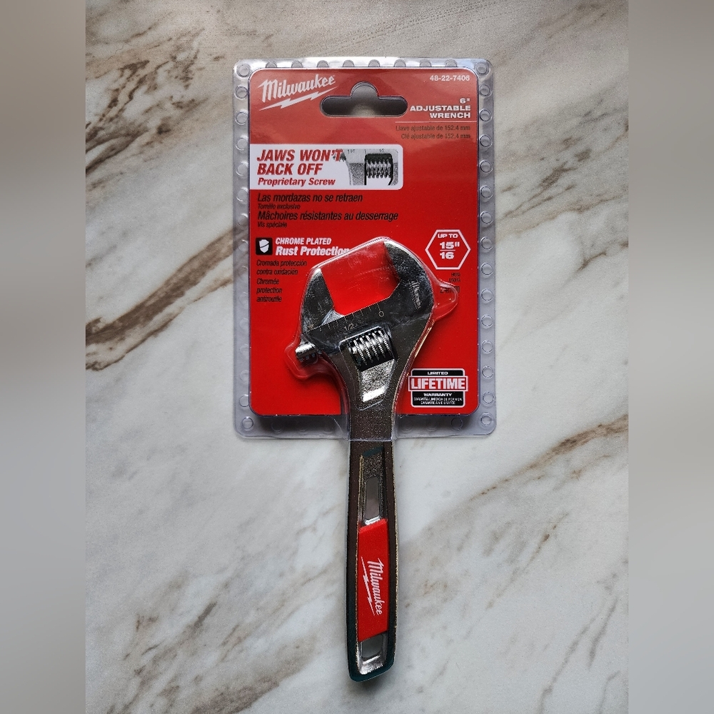 Milwaukee 48-22-7406 6 in Adjustable Wrench
